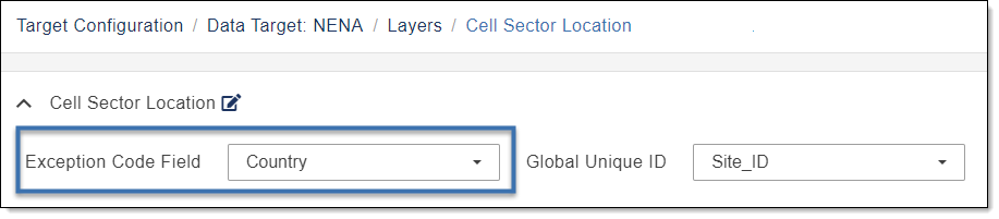 Exception Code Field Here is an image of the Exception Code Field.